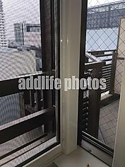 パークタワー東京クラルテステーションフロントの腰高引違い窓