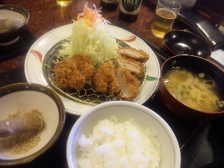 ひれかつ定食